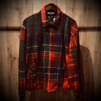 USA製【POLO SPORT】 チェック柄 フリースジャケット L ポロスポーツ
