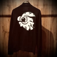 【MISHKA】 ミシカ 目玉 KEEP WATCH スタジャン スウェット ジャケット ブルゾン ブラック NYC XL