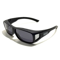 BIG FISH ユニセックス モデル サングラス Matte Black × Dark Grey Pol ビッグフィッシュ マットブラック フレーム / ダークグレー ポラライズド 偏光レンズ