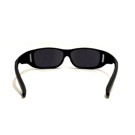BIG FISH ユニセックス モデル サングラス Matte Black × Dark Grey Pol ビッグフィッシュ マットブラック フレーム / ダークグレー ポラライズド 偏光レンズ