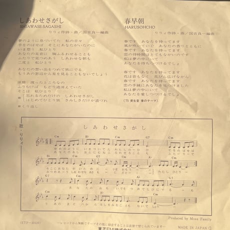 りりィ / しあわせさがし