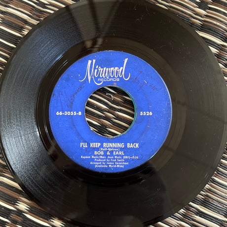 BOB ＆ EARL / I'LL KEEP RUNNING BACK