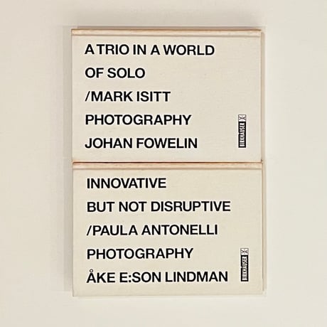 Claesson Koivisto Rune: 1 Architecture / 2 Design ［古書］