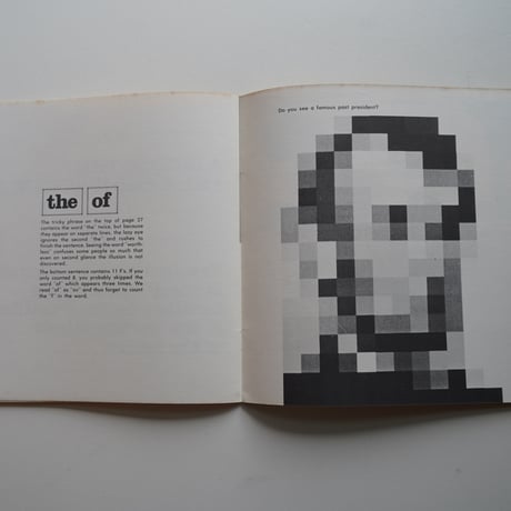 OPTRICKS a book of optical illusion［古書］