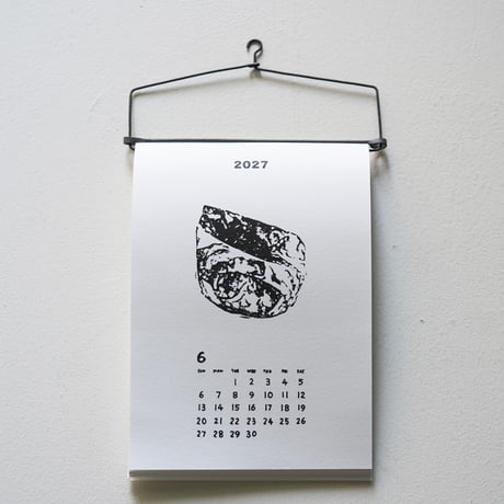 2027 Calender カレンダー　たじりゆたか