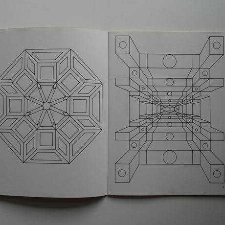 VISUAL ILLUSIONS COLORING BOOK［古書］
