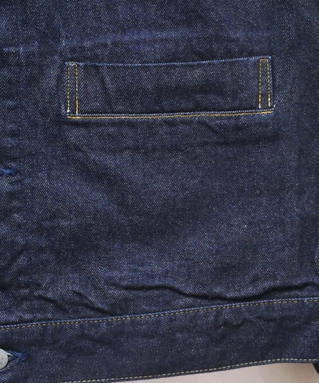 ハツキ【HATSKI】デニムジャケット　Denim07 Box Pocket Denim Jacket