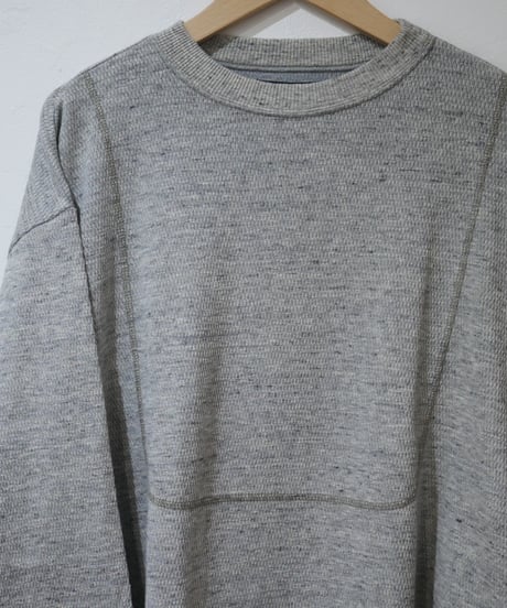 ティグルブロカンテ【TIGRE BROCANTE】サーマル L/S TEE　杢グレー