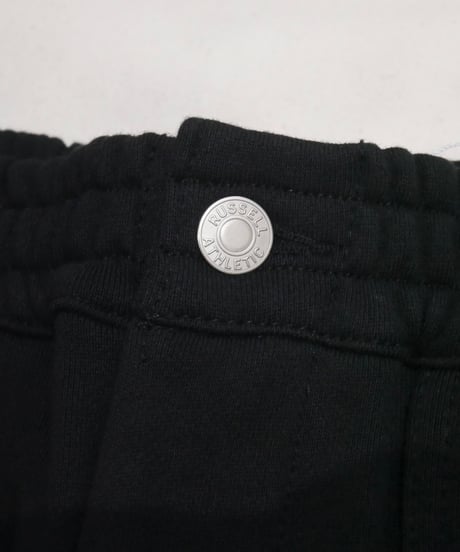 【RUSSELL ATHLETIC×BerBerjin】Pro Cotton Loopback Terry Sweat Double Knee Sweat Pants　ブラック