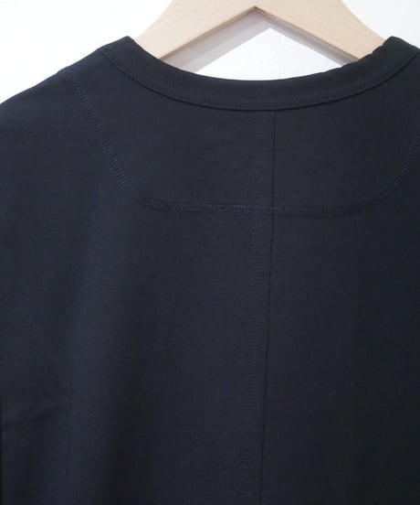 パースプロジェクト【PERS PROJECTS】ALEX L/S TEE “solid”　ブラック