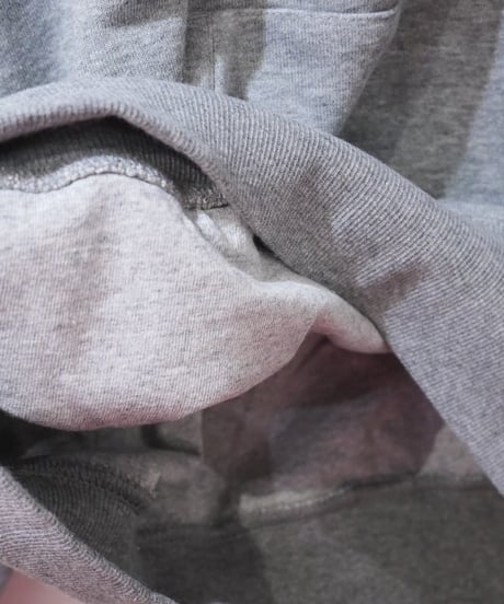 【RUSSELL ATHLETIC×BerBerjin】Nu Blend™ Double Face CN Sweat　ヘザーチャコール