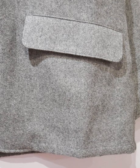 マニュアルアルファベット【manualalphabet】PE TWEED WORK JACKET　グレー