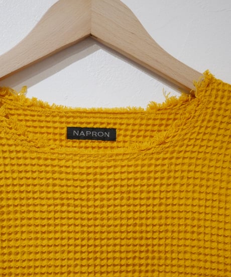 ナプロン【NAPRON】　UNTRIMMED SHIRTS　マスタード
