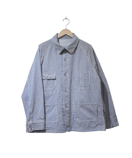 オーディナリーフィッツ【ordinary fits】COLOR US COVERALL　ヒッコリー