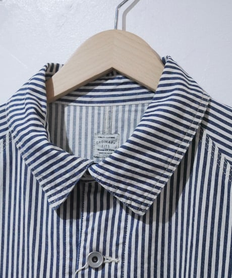 オーディナリーフィッツ【ordinary fits】COLOR US COVERALL　ヒッコリー