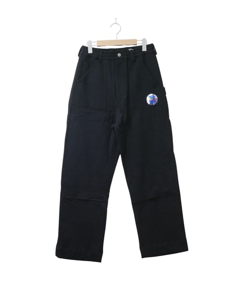 【RUSSELL ATHLETIC×BerBerjin】Pro Cotton Loopback Terry Sweat Double Knee Sweat Pants　ブラック