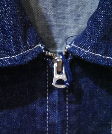 ハツキ【HATSKI】デニムジャケット　50S Spun Yarn Zip Jacket