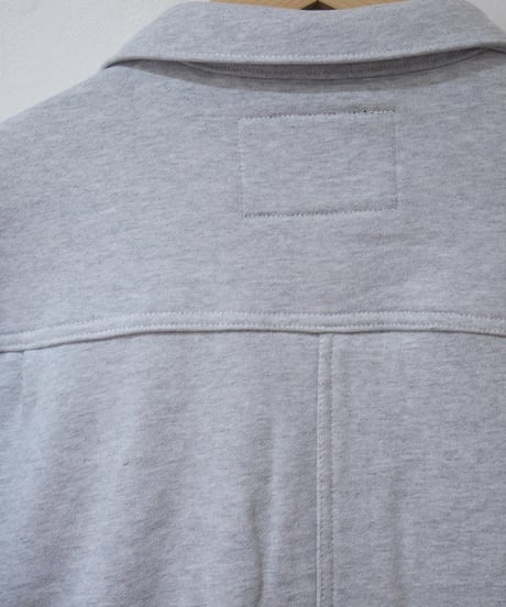 【RUSSELL ATHLETIC×BerBerjin】Pro Cotton Loopback Terry Sweat Trucker Jacket　アッシュグレー
