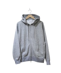ベター【BETTER】BRISTER JACQUARD ZIP HOODY　トップグレー