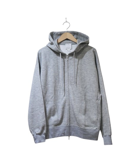 ベター【BETTER】BRISTER JACQUARD ZIP HOODY　トップグレー