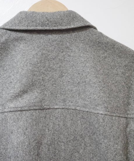 マニュアルアルファベット【manualalphabet】PE TWEED WORK JACKET　グレー
