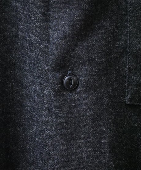 マニュアルアルファベット【manualalphabet】WOOL R/C SHIRTS　チャコール