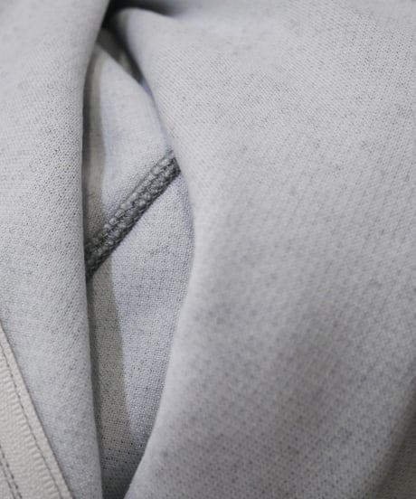 ベター【BETTER】BRISTER JACQUARD ZIP HOODY　トップグレー