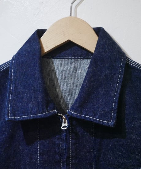 ハツキ【HATSKI】デニムジャケット　50S Spun Yarn Zip Jacket