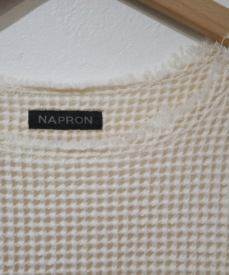 ナプロン【NAPRON】　UNTRIMMED SHIRTS　アイボリー