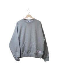 【RUSSELL ATHLETIC×BerBerjin】Nu Blend™ Double Face CN Sweat　ヘザーチャコール