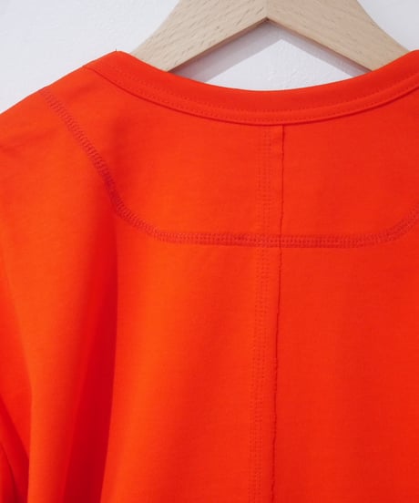 パースプロジェクト【PERS PROJECTS】ALEX L/S TEE “solid”　ブラッドオレンジ