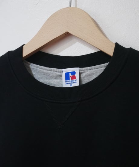 【RUSSELL ATHLETIC×BerBerjin】Nu Blend™ Double Face CN Sweat　ブラック