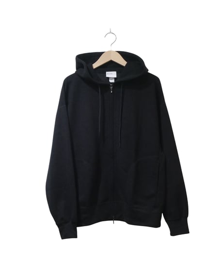 ベター【BETTER】BRISTER JACQUARD ZIP HOODY　ブラック