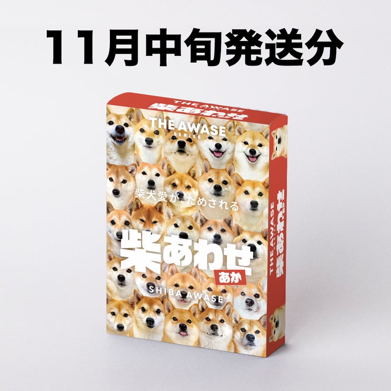 11月中旬発送分】王道にして至高【柴あわせ-あか-】 | わんにゃんあわせ