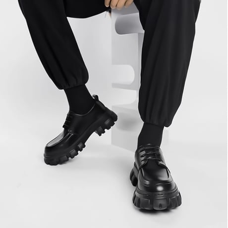 minimal chunky sole derby shoes　VM1126