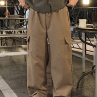 wide drape cargo pants /2color　VM1443