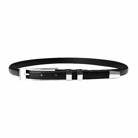 minimal metal hardware narrow belt　VM1130