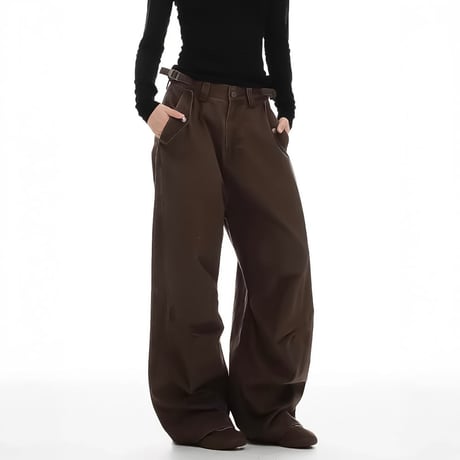 curved volume utility pants /2color　VM1187