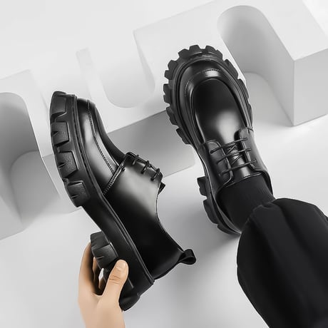 minimal chunky sole derby shoes　VM1126