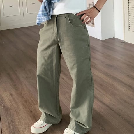 wide straight chino pants　VM1438