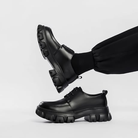 minimal chunky sole derby shoes　VM1126