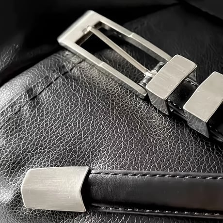 minimal metal hardware narrow belt　VM1130