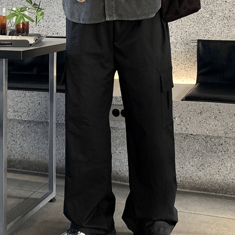 wide drape cargo pants /2color　VM1443