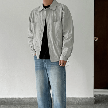 oversized shirt jacket /2color　VM1437