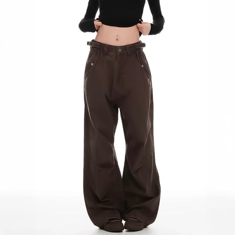 curved volume utility pants /2color　VM1187