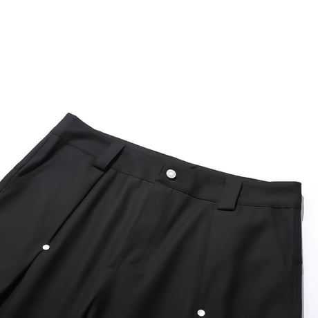 rivet tucked wide slacks　VM1192