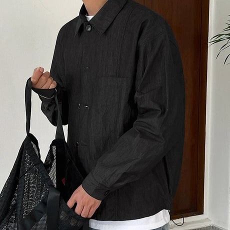 oversized shirt jacket /2color　VM1437