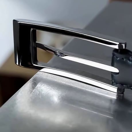 minimal metal hardware narrow belt　VM1130