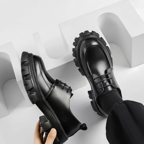 minimal chunky sole derby shoes　VM1126