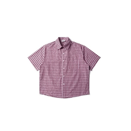 retro check loose shirt /2color　VM1198